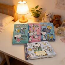 SNOOPY 1 cuốn sổ/lịch có mật khẩu, kiểu dáng ngẫu nhiên, thích hợp làm quà tặng năm mới, ngày Valentine, lễ Phục sinh. - Nhiều màu - Xem 5
