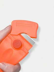 11 piezas Juego de raspadores naranja, Herramientas de limpieza multifuncionales, Adecuadas para quitar pegatinas, pegamento y pintura en vidrio, estufas y ventanas de automóviles - A - Ver 3