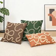1 chiếc vỏ gối trang trí màu cam mềm mại, kiểu Bohemian, thích hợp cho phòng khách, sofa, phòng ngủ, trang trí nhà cửa hàng ngày, tiệc tùng, ngày lễ, kích thước 30x50cm, 45x45cm - quả cam - Xem 5