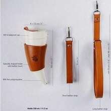 230毫升山羊角咖啡杯，不锈钢内胆，真空保温杯 - 彩色 - 查看 3