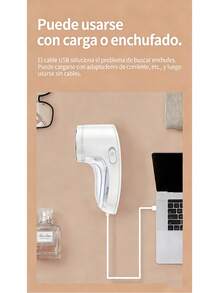 Quitapelusas Eléctrico Recargable para Ropa, Quitapelusas Portátil con Malla de Abeja Protectora de Tejidos Delicados, Elimina Eficazmente Pelusas, Bolitas y Pelos de Mascota para Prendas de Lana, Algodón, Satén y Todo Tipo de Tejidos, Diseño Compacto Fácil de Limpiar y Usar, 3 Opciones de Colores Disponibles, Ideal para Uso Doméstico, Viaje y Como Regalo en Todas las Ocasiones - Caja de recolección de polvo visual - Ver 3