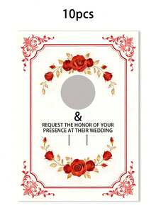 Customized Wedding Invitation, Customized Photo Wedding Invitation Card, Wedding Greeting Card, Wedding Invitation, Can Customize Photo, Name, Time, Location Information - Multicolor - View 8