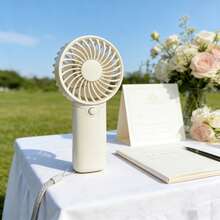 1个迷你手持电风扇，带腕带，1档风速，需使用AAA电池（不包含在内） - 手持 - 查看 1