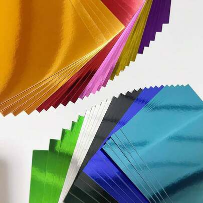 30pcs Glossy Cardstock/A5 Size/Suitable For Various Festivals/DIY Crafts - Weddings - Birthdays - Ideal For Card Making, Invitations, Frames, Holiday Decorations, Textured Paper, Durable Craft Material