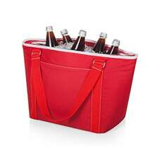 Topanga Cooler Bag - Soft Cooler Tote Bag - Picnic Cooler - Rojo - Ver 5
