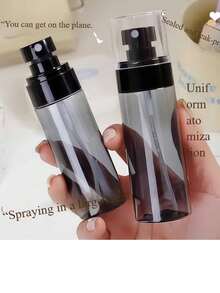 1/4pcs, 60ml-120ml Portable Lotion Refillable Bottle, Black Plastic Spray Bottle, Suitable For Outdoor Travel, Refillable Spray Bottle, Nano Mist Bottle, Makeup Refreshing Travel Refill, Portable Empty Bottle, Small Spray Bottle For Facial Mist - Black - View 10