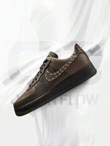 Nike Air Force 1 Low '07 Sequoia Dark Hazel– Men's Lifestyle Sneakers – Shoes For Man -Vintage-Spring & Summer-Inspired Running Shoes, Shock-Absorbing Comfort, Gym To Streetwear Casual Wear-Mother's Day Gifts-Father's Day Gift–IQ1122 320 - Sequoia/Dark Hazel/Black/Cream II - 查看 1