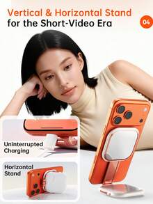 Luxury Premium Quality Selfie Live Stream 3-Color 4-Mode LED Selfie Ring Light With Mirror, Rechargeable Portable Fill Light Compatible With Iphone & Android, Suitable For Photography, Video Recording, Meetings, Vlogging, Makeup Mother's Day Spring - Magnetic Mirror Fill Light - View 5