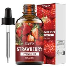 NIVAVIN 30毫升/60毫升/100毫升草莓精油,清新果香,持久留香,适合居家、旅行、户外、车载使用,可用于身体、肌肤、面部、头发,可搭配香薰机、香薰石、香薰木使用。 - 草莓 - 查看 14