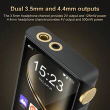 Android 12 Lossless Music Player, Bluetooth, WiFi, DSD High-Resolution Audio Player, Supports Up To 512GB Expansion - View 3