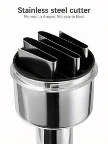Stainless Steel Knife Multi-Function Garlic Slicer And Pestle, Kitchen Gadgets Manual Vegetable Chopper, Onion Mincer, Garlic Press, Multi-Purpose Kitchen Tools - Multicolor - View 10