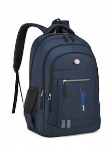 1pc Unisex Large Capacity Business Laptop Backpack, Suitable For Travel, Tourism, High School And College Students - Multicolor - View 8