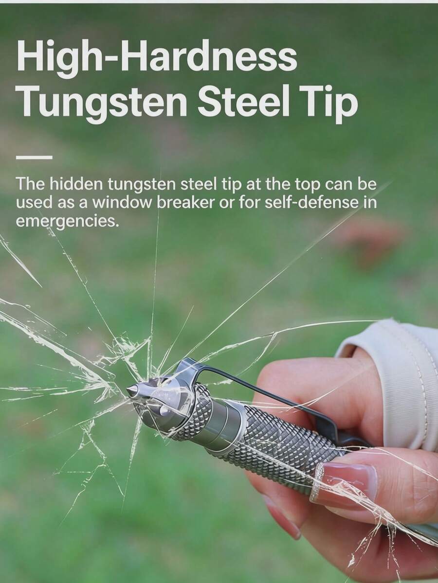 4支/1支黑色户外生存战术笔 - 彩色 - 查看 1