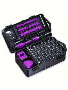 [Upgraded Screwdriver Set] 115-In-1 Upgraded Screwdriver Set | Strong Magnetic High Hardness Multi-Function Disassembly Tool Set Includes Special Shaped Screwdriver Heads, Suitable For DIY Repair - 115 In 1 - View 12