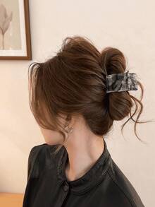 1个新款时尚优雅发爪马尾辫发夹配饰 - 彩色 - 查看 4