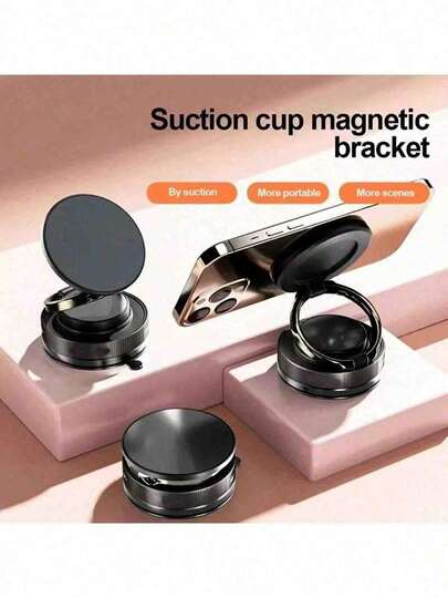 Giá đỡ điện thoại ô tô hút chân không nano mới năm 2026, độ bám dính mạnh mẽ, giá đỡ gắn trên bảng điều khiển chống sốc.