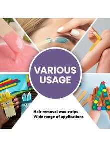 100pcs High Quality Painless Wax Strips For Body And Facial Hair Removal - View 5