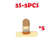 5/4/1 pieza Clips de sellado de metal con resorte, mangos antideslizantes, mantienen la frescura, a prueba de humedad, adecuados para bolsas y documentos reutilizables de sellado - Multicolor - Ver 11