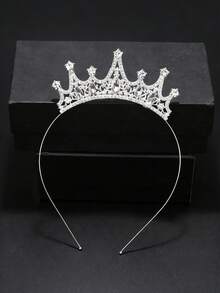 公主皇冠发箍，甜美皇冠发饰，适合作为女孩生日礼物。 - 彩色 - 查看 4