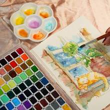 98 Colors Portable Solid Watercolor Paint Set, Suitable For Beginners And Students - Sets - View 10