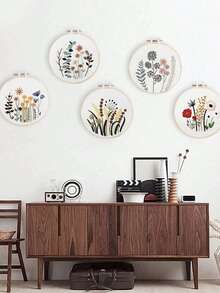 New Embroidery DIY Starter Kit, Includes Suzhou Embroidery, Hunan Embroidery And Cross Stitch Kits, Embroidery Supplies, Handicraft Set, Sewing Kit - Multicolor - View 6