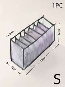 Hộp đựng đồ 9/7 ngăn có thể giặt được, hộp lưu trữ trong tủ quần áo dùng để đựng đồ lót, quần legging, quần tất, vớ, quần jean, áo phông, áo sơ mi, áo khoác. - Nhiều màu - Xem 3
