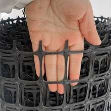 10M Black Plastic Garden Fence Netting Mesh Barrier Net Roll UK - Black - View 7