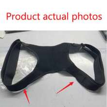 1pc Adjustable Back Posture Corrector, Unisex Adult Student Shoulder Brace For Clavicle Support, Neck, Back And Shoulder Posture Improvement - Black - View 10