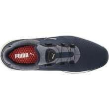 Puma Proadapt Alphacat Disc Men's Golf Shoes Spikeless - 海軍藍/螢光黃 - 查看 5