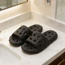 Bathroom Quick-Drying Slippers, Anti-Slip Hollow EVA Sandals, Breathable Shower Slippers For Home Use - Slippers - View 2