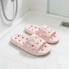 Bathroom Quick-Drying Slippers, Anti-Slip Hollow EVA Sandals, Breathable Shower Slippers For Home Use - Slippers - View 5