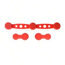 3pcs Air Fryer Silicone Clips - 464°F , Quick Connect Design, Securely Holds Parchment Paper & Liners, Fits All Air Fryers With Magnetic Basket Edges, Non-Scratch & Easy To Clean, Air Fryer Accessories | Magnetic Clips | Silicone - Multicolor - View 2