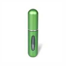 Car Perfume Refill Bottle, Mini Portable Refillable Perfume Aluminum Atomizer Spray Cosmetic Bottle~Travel Refill Bottle~Atomizer Perfume Bottle - Light Green - View 2