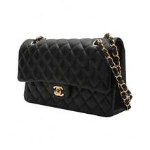 CHANEL Classic Flap CF Women's Crossbody/Shoulder Bag With Signature Gold-Hard Quilted Leather Chain Strap,  And Gold-Pineapple Flap - A01112-Y01295-94305 - Xem 3