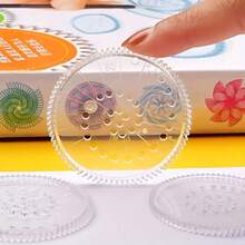 Spiral Diagram: Interlocking Gear And Wheel Drawing Accessories - Creative Drawing, Chain Gear With Pen, Spiral Design Drawing, Drawing Tools - Sets - View 8