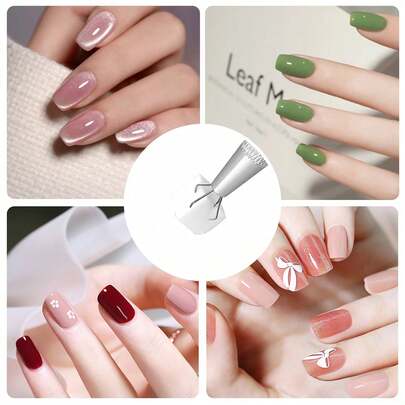 100pcs Jelly Color Nail Sponge Set, Includes Pen Grip, Colorful Nail Art Brushes For Nail Design, Personal Care, Feet And Hands, Nail Art Accessories