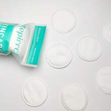 100片/包 加厚三层超柔软一次性圆形卸妆棉，适用于卸除指甲油、日常清洁 - 多色 - 查看 7