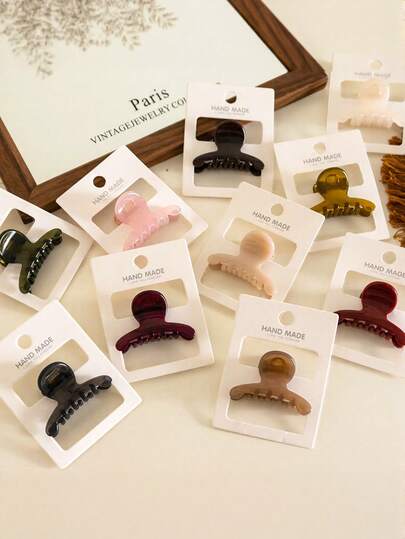 1pc 4.5cm Quality Mini One-Piece Bangs Clip, Princess Style Small Hair Clip, Hair Claw Hair Accessory For Girls