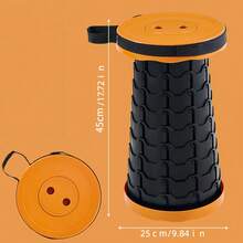 承重400磅的折叠凳。便携式折叠凳，黑色和卡其色可选，塑料材质，适合露营、旅行、露营、徒步、钓鱼和后院烧烤。男女皆宜的礼物。 - 多色 - 查看 16