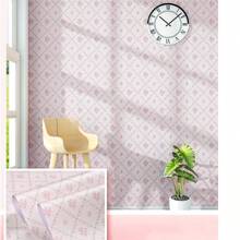 1卷加厚田园花卉图案贴纸，适用于客厅、卧室和电视背景墙装饰；易于移除。 - 田園小花 - 查看 11