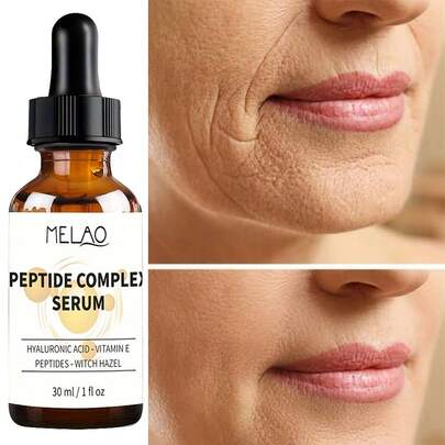  MELAO Peptide Essence (For Face) - Anti-Aging & Wrinkle Care, Containing Hyaluronic Acid And Niacinamide, Promotes Collagen Production, Moisturizes And Firms Skin, 1 Fl Oz