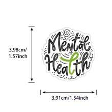 63张心理健康意识涂鸦贴纸 - 防水乙烯基材质，适用于水瓶、笔记本电脑、笔记本、头盔等 - 激励人心的美观教师奖励贴纸，剪贴簿用品，文具趣味贴纸，Kindle适用 - A - 查看 7