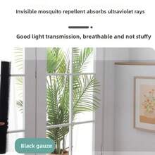 DIY Nano Window Screen, Invisible Mesh Screen, High Density Anti-Mosquito Anti-Dust Self-Install Home Window Screen - Blacknet - View 11