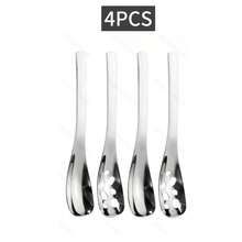 4件套不锈钢多功能甜点勺、咖啡勺、辣椒勺、黄油勺、冰淇淋勺、调味勺 - 查看 11