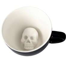 Unbekannt Creepy Cups - Skull 11oz = 325ml/taza de calavera - Crneo - Ver 1