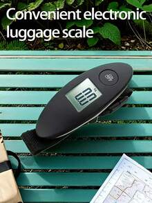 1 pièce Pèse-bagage électronique numérique à écran LCD portable, balance de valise de voyage pratique, balance de bagage de voyage domestique, balance électronique de poids pour le shopping, conversion d'unité kg/lb, convient pour les colis de messagerie, la pêche, les bagages [Nouvel An] - Multicolore - Voir 5