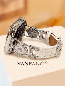 优雅奢华高品质真皮表带，兼容 Ultra/SE 2/SE 1/Series 11/10/9/8/7/6/5/4/3/2/1，尺寸：38/40/41/42/44/45/46/49 毫米 - 38/40/41mm(s10)42mm - 查看 4