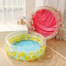 Inflatable Portable Foldable Simple Swimming Pool, Multifunctional Pool For Summer, Suitable For Indoor And Outdoor Inflatable Pool - Multicolor - View 7