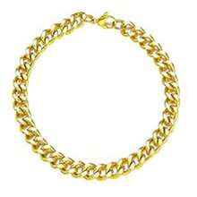 [1/3/8pcs] Cuban Link Bracelet Necklace Ring Set, Street Fashion Jewelry, Includes Fake Gold Chain Bracelet, Symbol Pendant Glasses, Hip Hop Musician Costume Accessories, Exaggerated Punk Bling Bling Costume Glasses Set For Carnival - Multicolor - View 16