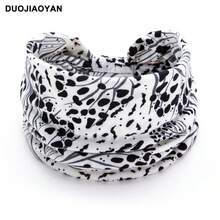 时尚豹纹发带，欧美风格运动瑜伽发带 - FF250-4 米色 - 查看 10